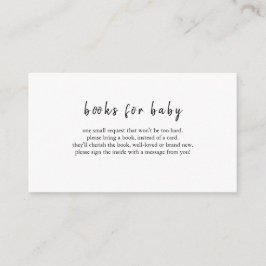 DARCY Zwart Wit Boeken voor Baby Kaart