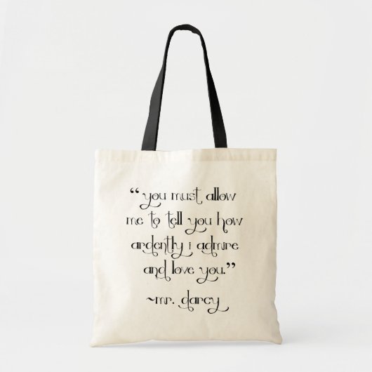 Darcy's voorstel canvas tas Pride and Prejudice (Voorkant)