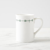 Dard Hunter Green Porselein Kop (Rechts)