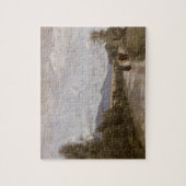 Dardagny, Morning, c.1853 (olie op canvas) Legpuzzel (Verticaal)