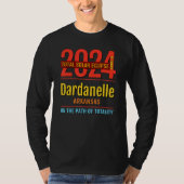 Dardanelle Arkansas AR Total Solar Eclipse 2024  4 T-shirt (Voorkant)