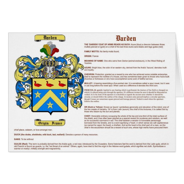 Darden (betekenis) (Voorkant Horizontaal)