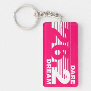 Dare 2 Dream - 26.2 Marathon Sleutelhanger - Roze