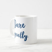 Dare Inspirerend prijsopgave Koffiemok (Voorkant links)