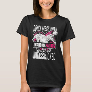Dare it nicht Grandmasaurus Grappig Oma Gift 1 T-shirt