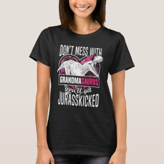 Dare it nicht Grandmasaurus Grappig Oma Gift 1 T-shirt