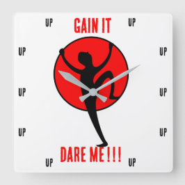 Dare me!! vierkante klok