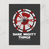Dare Mighty Dighding Mars Rover Landing Briefkaart (Voorkant)