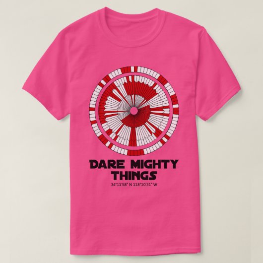 Dare Mighty Dighding Mars Rover Landing T-shirt (Design voorkant)