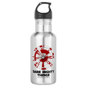 Dare Mighty Things Perseverance Mars Rover Landing Waterfles (Voorkant)