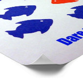 Dare om anders te zijn! poster (Hoek)