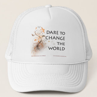 Dare om de wereld te veranderen trucker pet