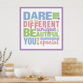 Dare om een ander poster te zijn (Keuken)