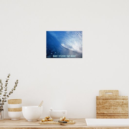 Dare om het Poster van de golf te rijden (Keuken)
