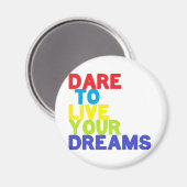 Dare quote magneet (Voorkant / Achterkant)