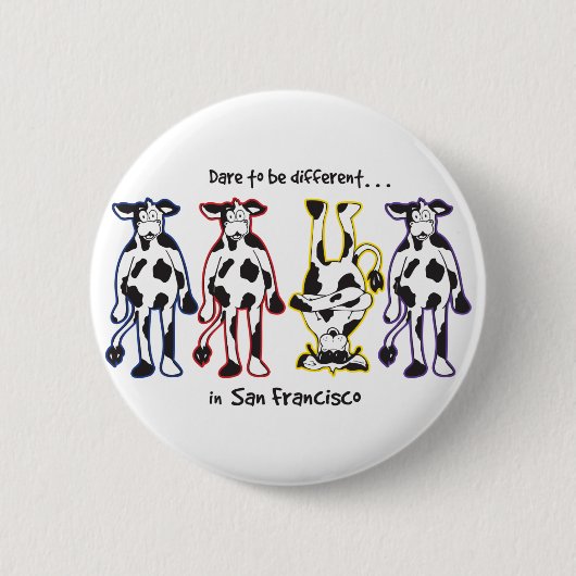 DARE-SAN-FRAN RONDE BUTTON 5,7 CM (Voorkant)