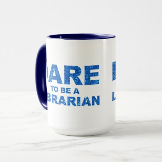 Dare to be a Librarian Mok (Voorkant links)