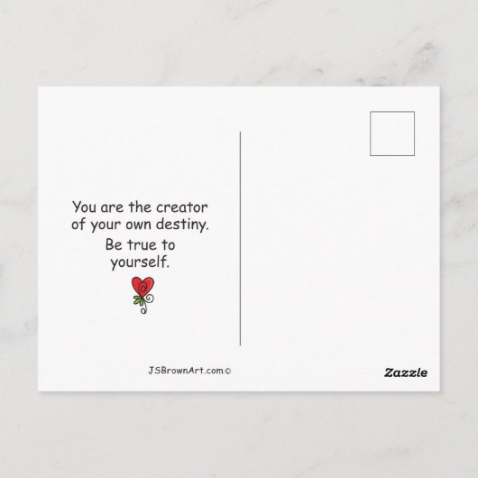 Dare To be Bold_ Briefkaart (Achterkant)