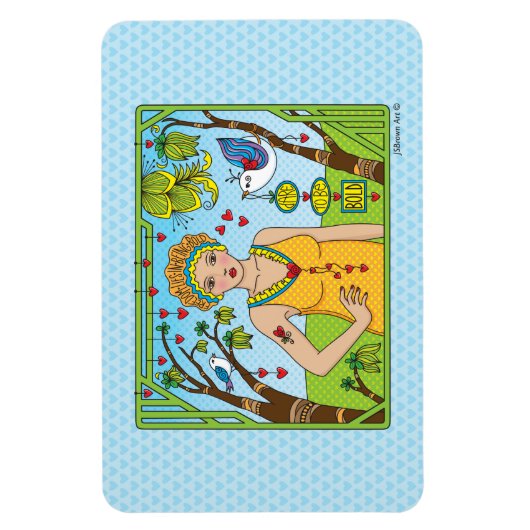 Dare to be Bold_Flexible Magneet (Verticaal)