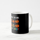 Dare to be Difference Pumpkin Autism Halloween Koffiemok (Voorkant rechts)
