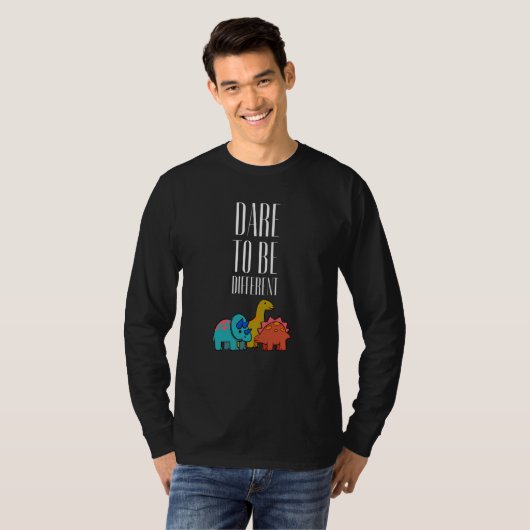 Dare To Be Different 1 T-shirt (Voorkant volledig)