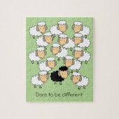 Dare to be Different Black Sheep Legpuzzel (Verticaal)