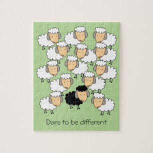 Dare to be Different Black Sheep Legpuzzel