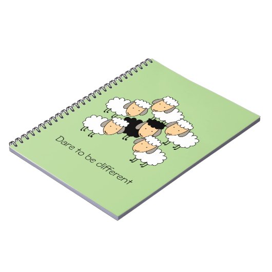 Dare to be Different Black Sheep Notitieboek (Linkerzijde)