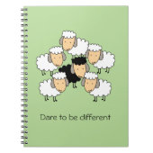 Dare to be Different Black Sheep Notitieboek (Voorkant)
