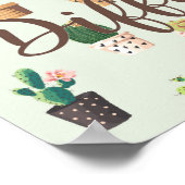 Dare to be Different Cactus Print Poster (Hoek)