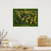 Dare to be different Daffodils Poster (Keuken)
