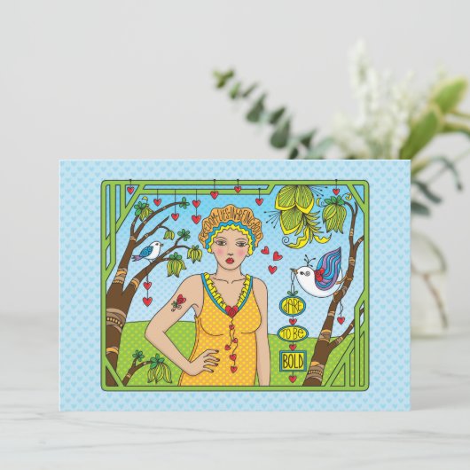 Dare to be Different_Flat Card 7 x 5 inch (Staand voorkant)