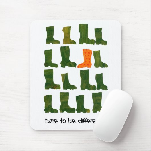 'Dare to be Different' Mousepad Muismat (Met muis)