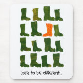 'Dare to be Different' Mousepad Muismat (Voorkant)