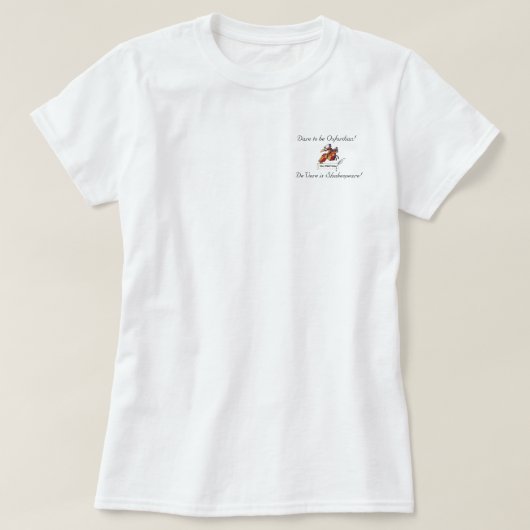 Dare to Be Oxfordian T-shirt (Design voorkant)