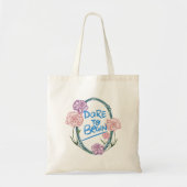 Dare to Begin Canvas tas (Voorkant)