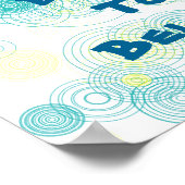Dare to Believe Inspirerend Art Poster (Hoek)