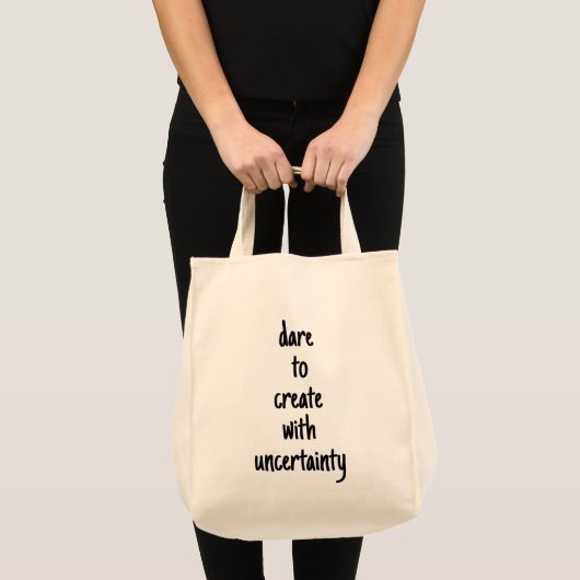 Dare to Creëer Grocery Canvas tas (Voorkant (product))