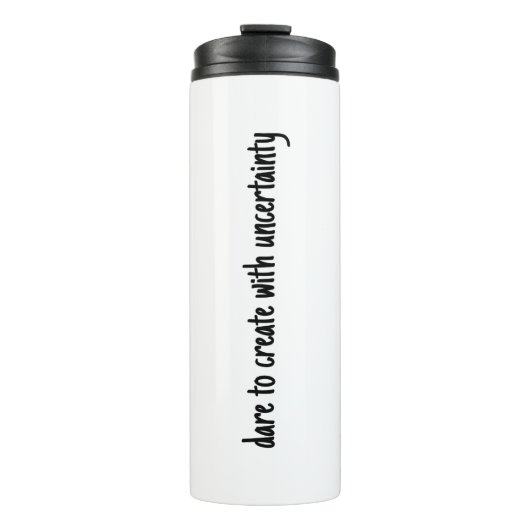 Dare to Creëer Thermal Tumbler Thermosbeker (Voorkant)
