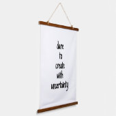 Dare to Creëer Wood met wandtapijt Hangend Wandkleed (Gebogen)