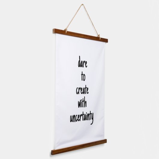 Dare to Creëer Wood met wandtapijt Hangend Wandkleed (Gebogen)