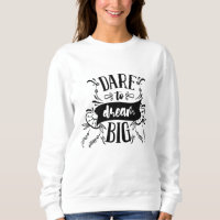 Dare to Dream Big Motivatie Typogragraphy Quote