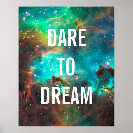 Dare to Dream | Grote Magellanic Cloud Poster (Voorkant)
