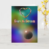 Dare to dream kosmos regenboogconstellatie planeet kaart (Gele Bloem)