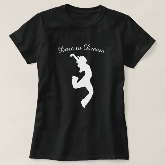 Dare to Dream Modern Dance Jump T-shirt (Design voorkant)