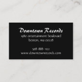 Dare to Dream Piano Visitekaartje (Achterkant)