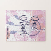 Dare to Dream Waterverf Dreamweaver Persoonlijk Legpuzzel (Horizontaal)