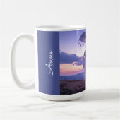 Dare to Dream Woman met Parasol en Alpaca Br Koffiemok (Links)