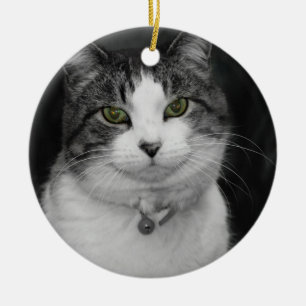 Dare to look in My Green Eyes Keramisch Ornament
