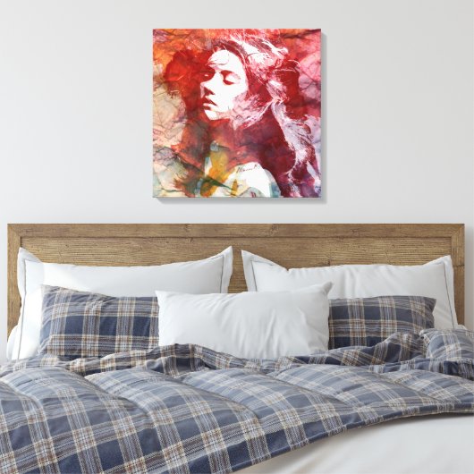 Dare to Love Canvas Afdruk (Insitu (Slaapkamer))